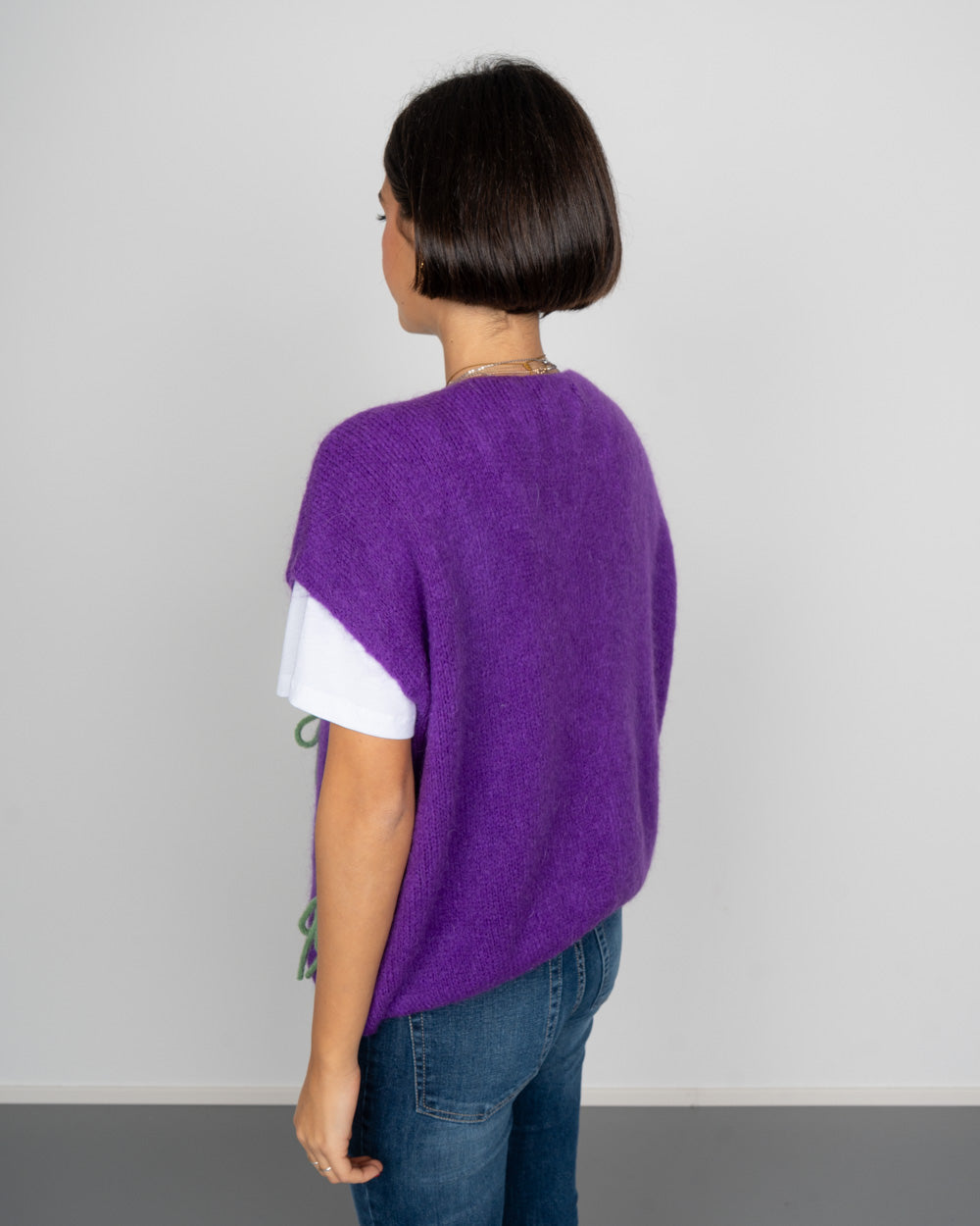 GILET RAFFAELLA VIOLA