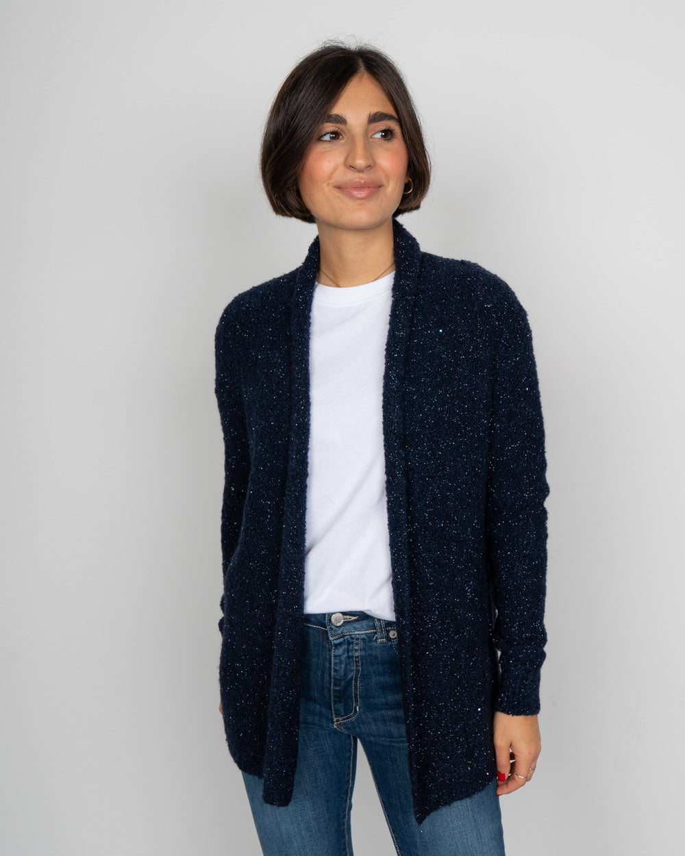 CARDIGAN FILIPPA BLU