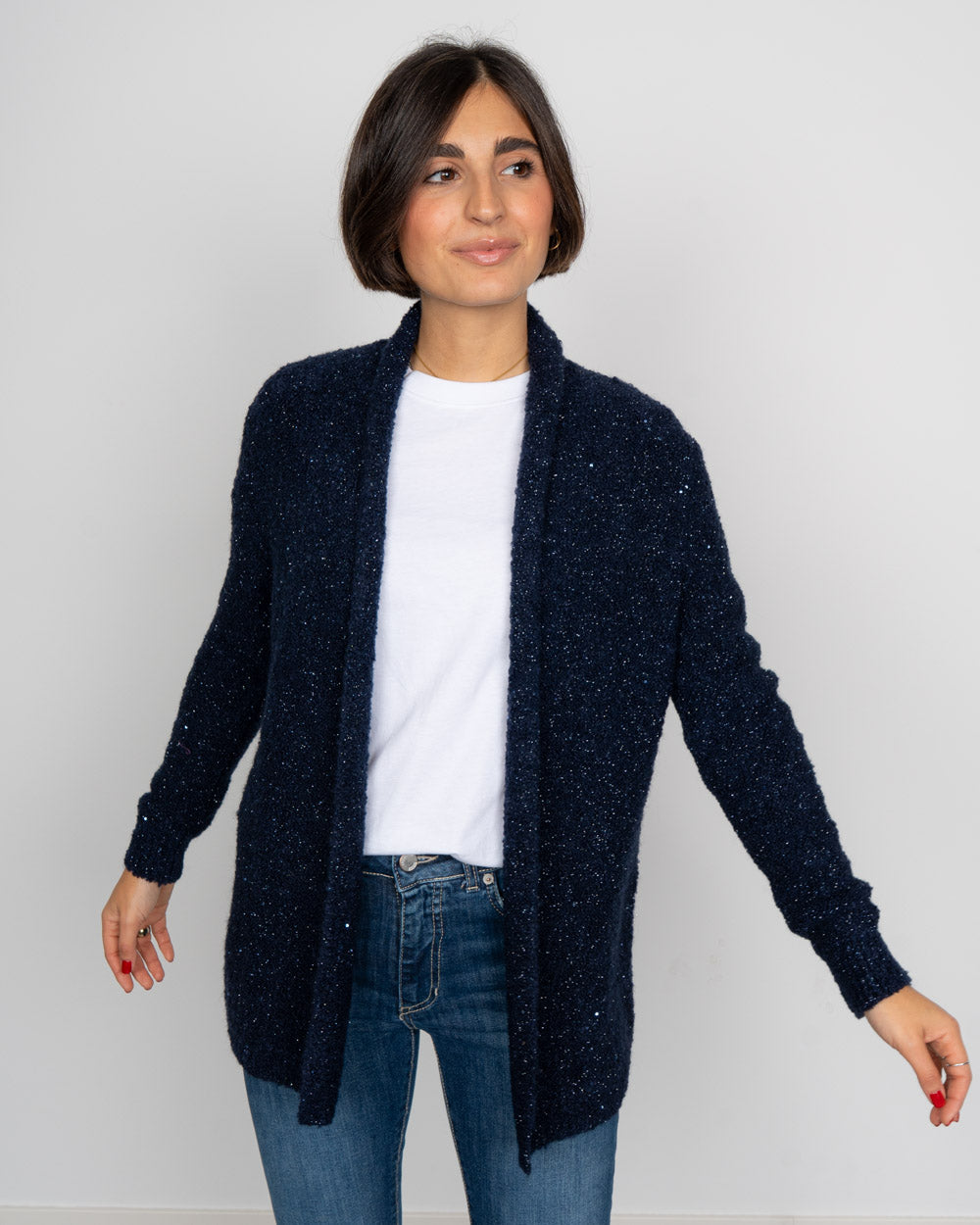 CARDIGAN FILIPPA BLU
