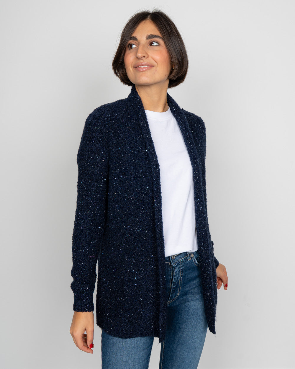 CARDIGAN FILIPPA BLU