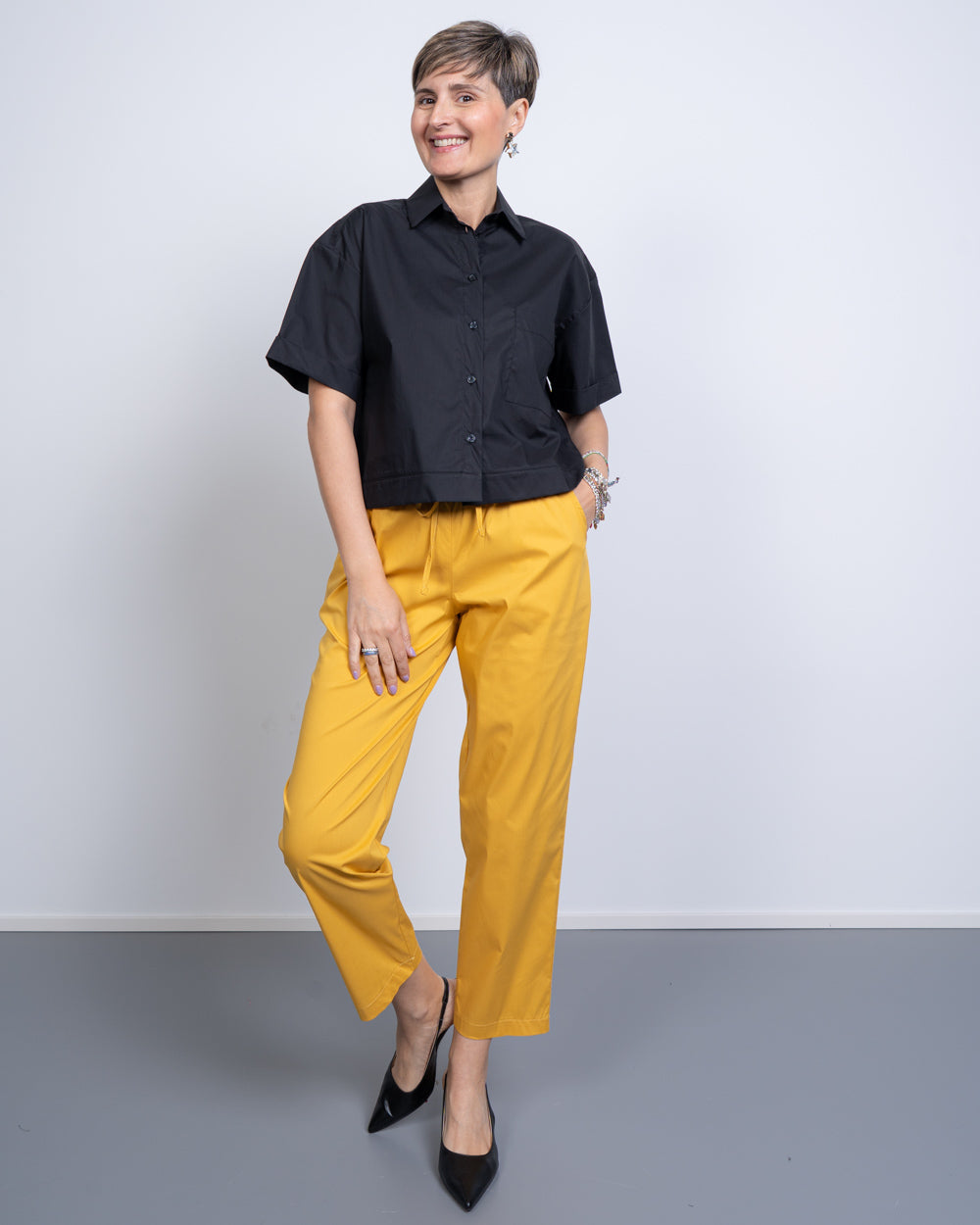 PANTALONE JENNIFER SENAPE