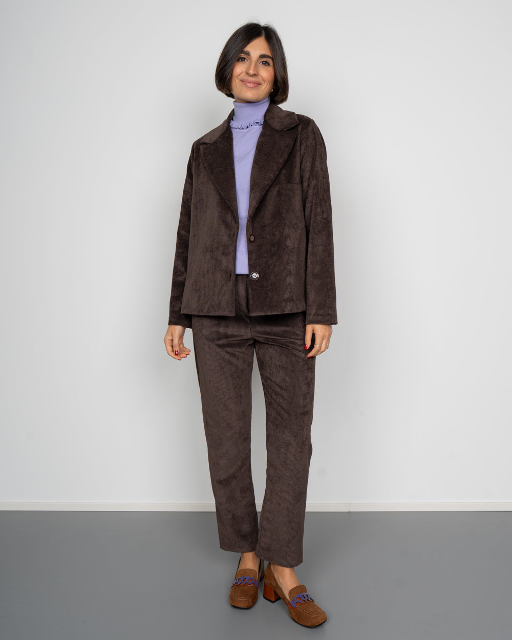 PANTALONE ALLY CIOCCOLATO