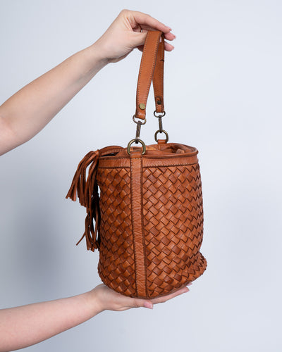 BORSA CAMOMILLA CUOIO