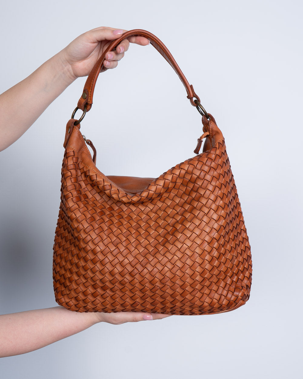 BORSA MIMOSA CUOIO