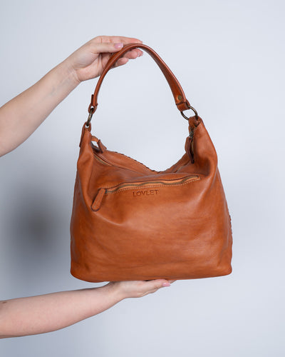 BORSA MIMOSA CUOIO
