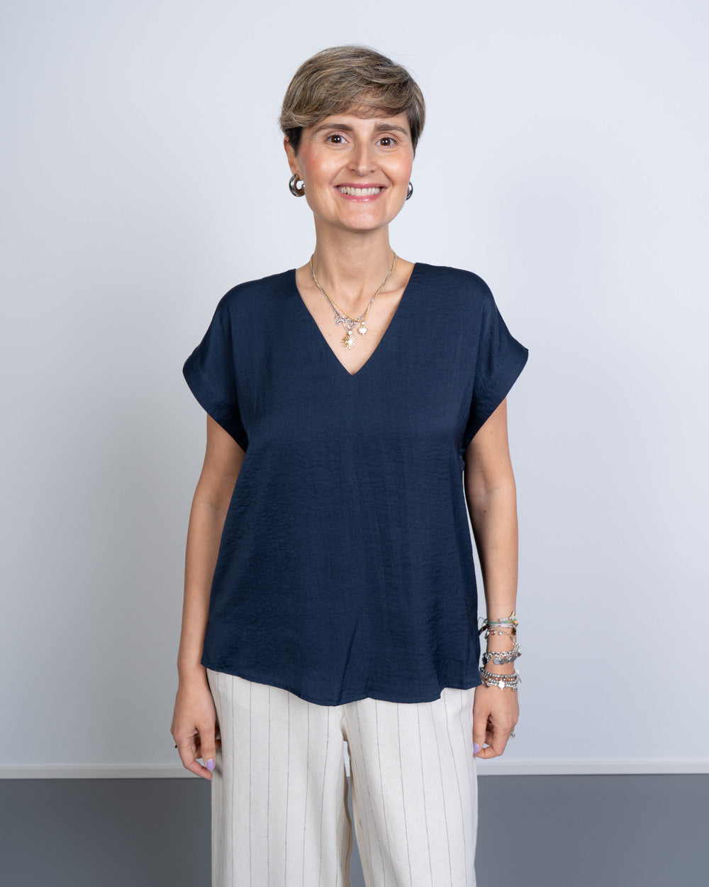 T-SHIRT CRISSY BLU