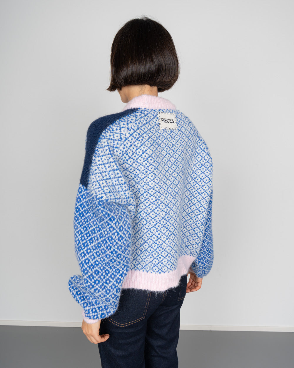 MAGLIONE REMIX BLU MULTI