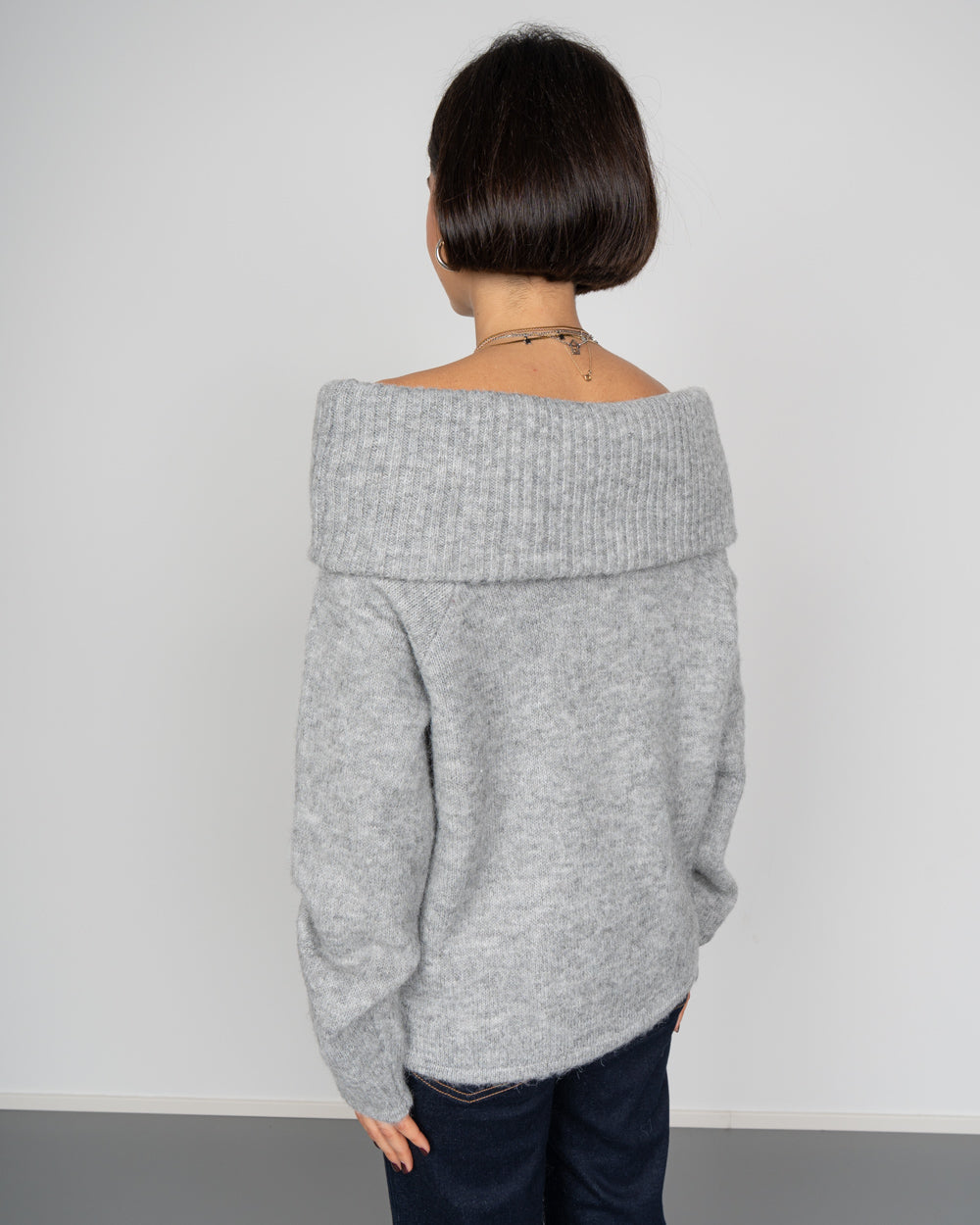 MAGLIONE PAM GRIGIO MEDIO