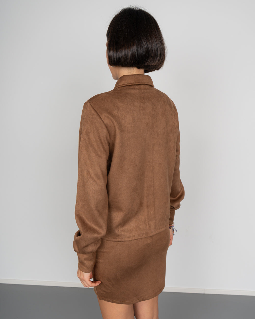 CAMICIA KRETA MARRONE