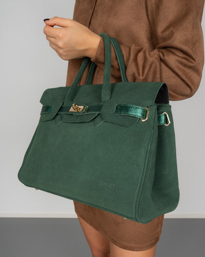 BORSA MARTY CAMOSCIO VERDE BOSCO