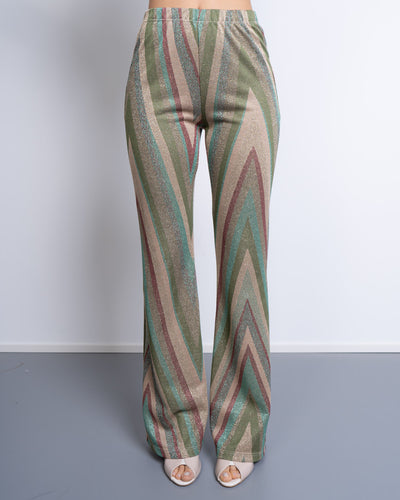 PANTALONE DALILA MULTI VERDE