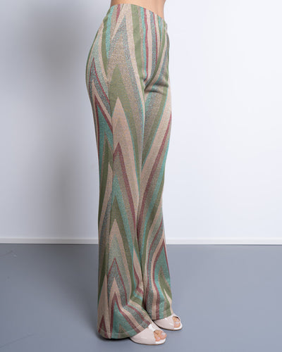 PANTALONE DALILA MULTI VERDE
