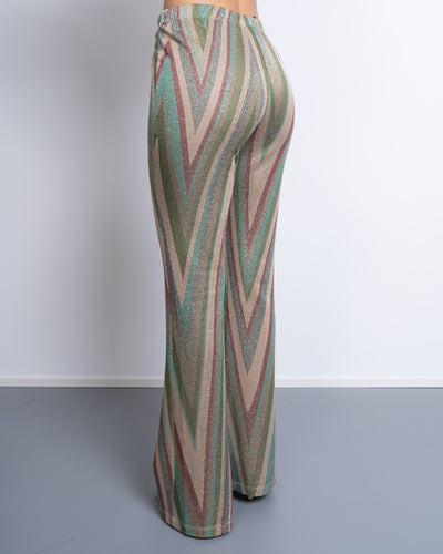 PANTALONE DALILA MULTI VERDE