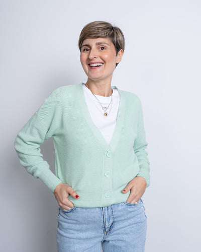 CARDIGAN NEWLEXSUN VERDE