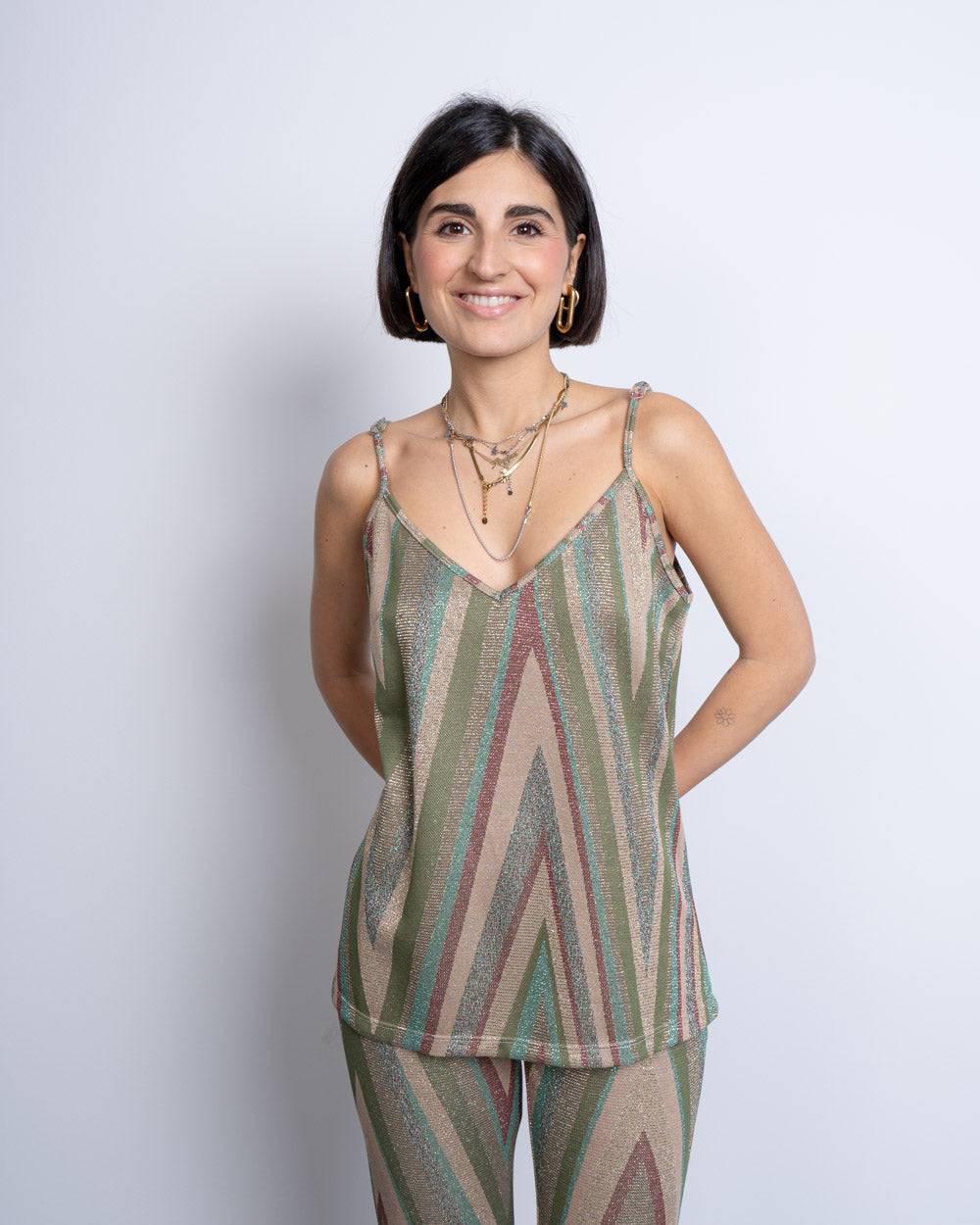 TOP DELIA MULTI VERDE