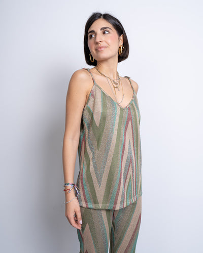 TOP DELIA MULTI VERDE