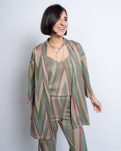 GIACCA DORA MULTI VERDE
