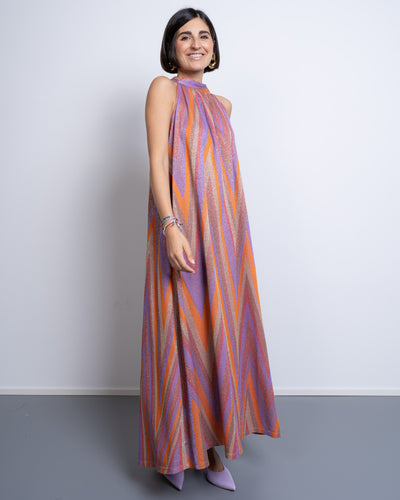 VESTITO DAIANA MULTI LILLA