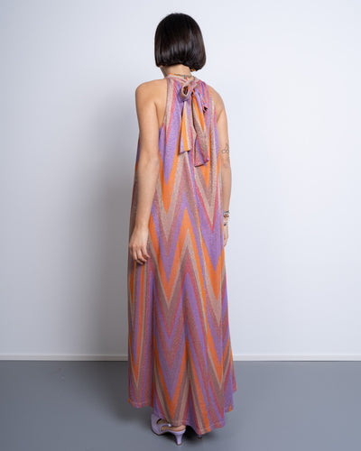 VESTITO DAIANA MULTI LILLA