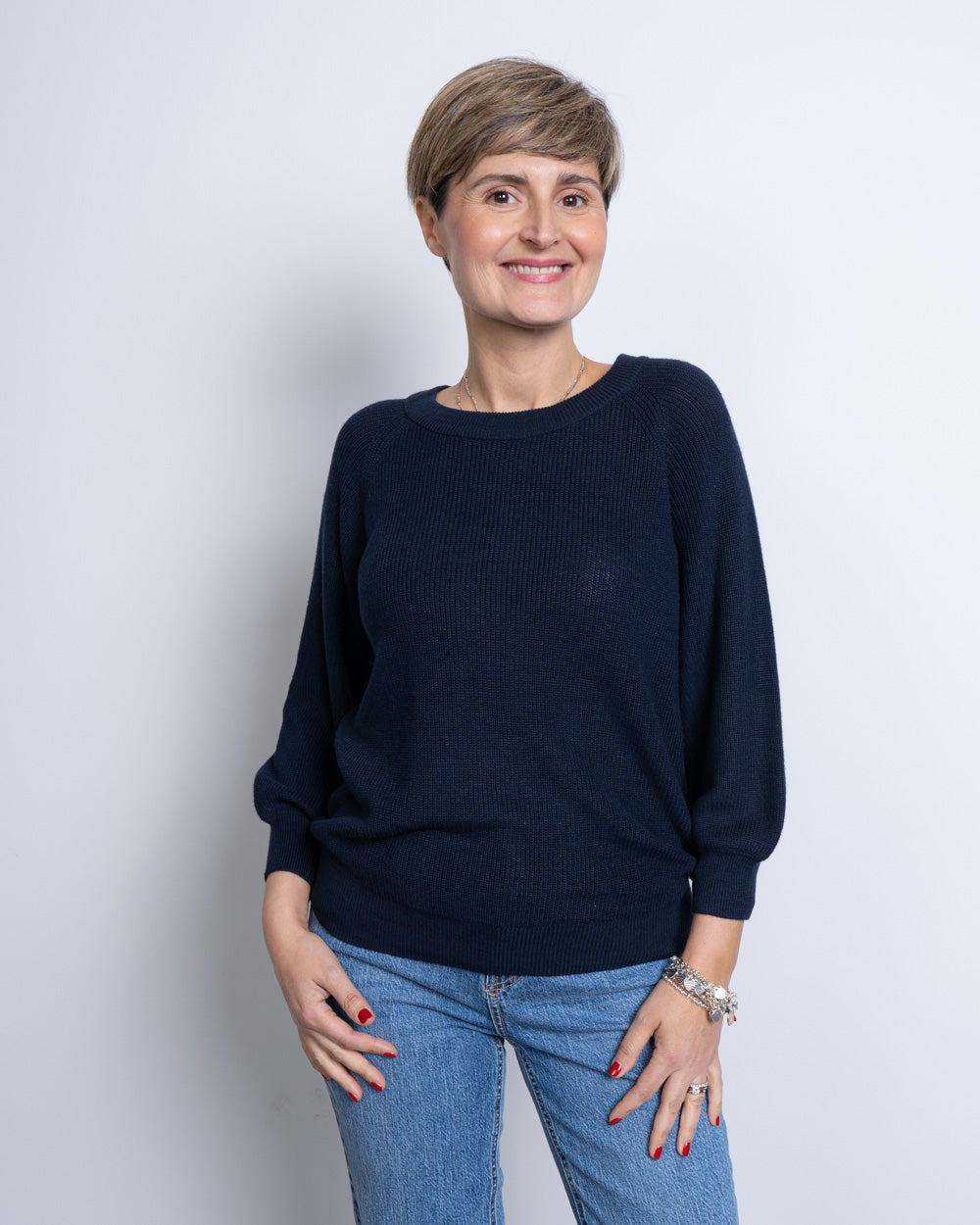 MAGLIONE NEWLEXSUN 3 BLU