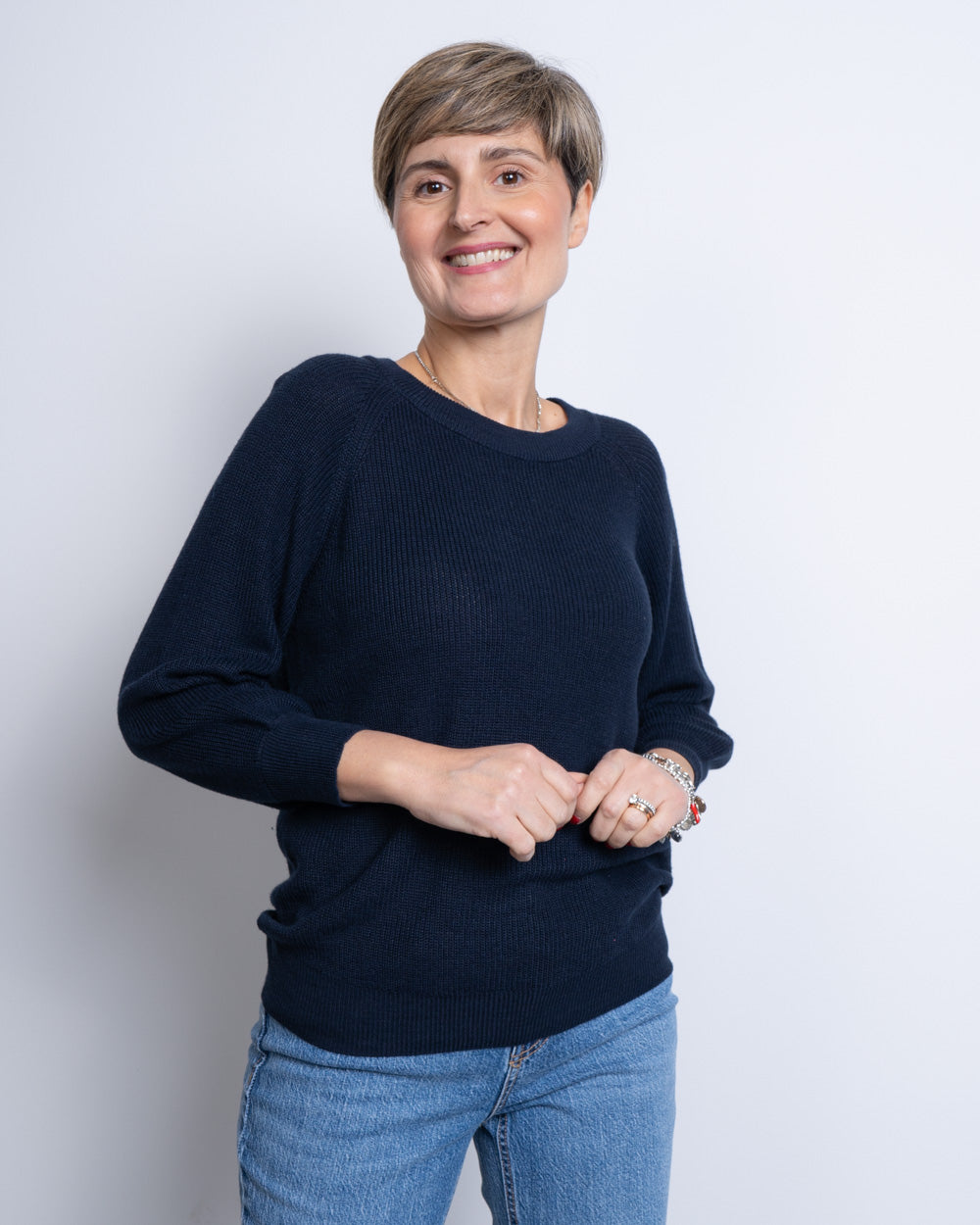MAGLIONE NEWLEXSUN 3 BLU