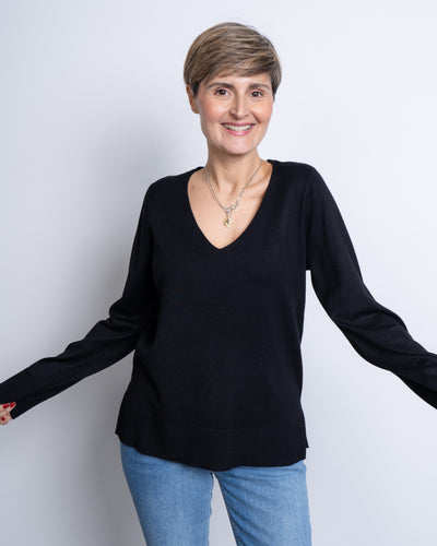MAGLIONE SILJE NERO