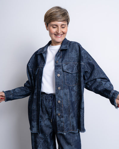 GIUBBINO ARABELLA DENIM SCURO