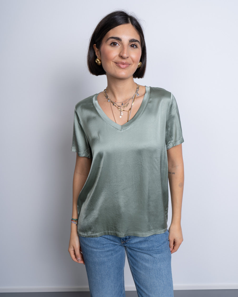 BLUSA IOLE SALVIA
