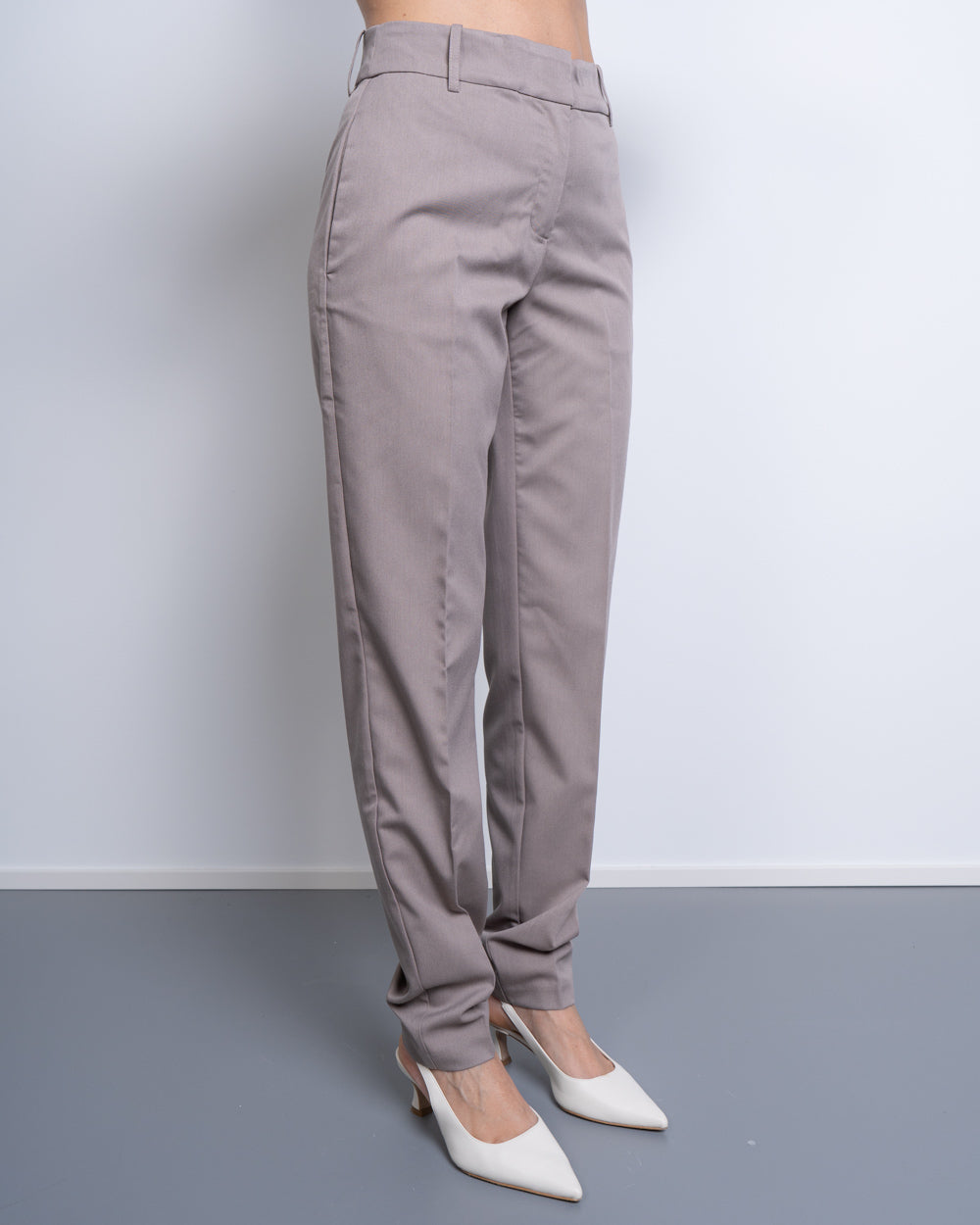 PANTALONE NILA TAPERED TAUPE