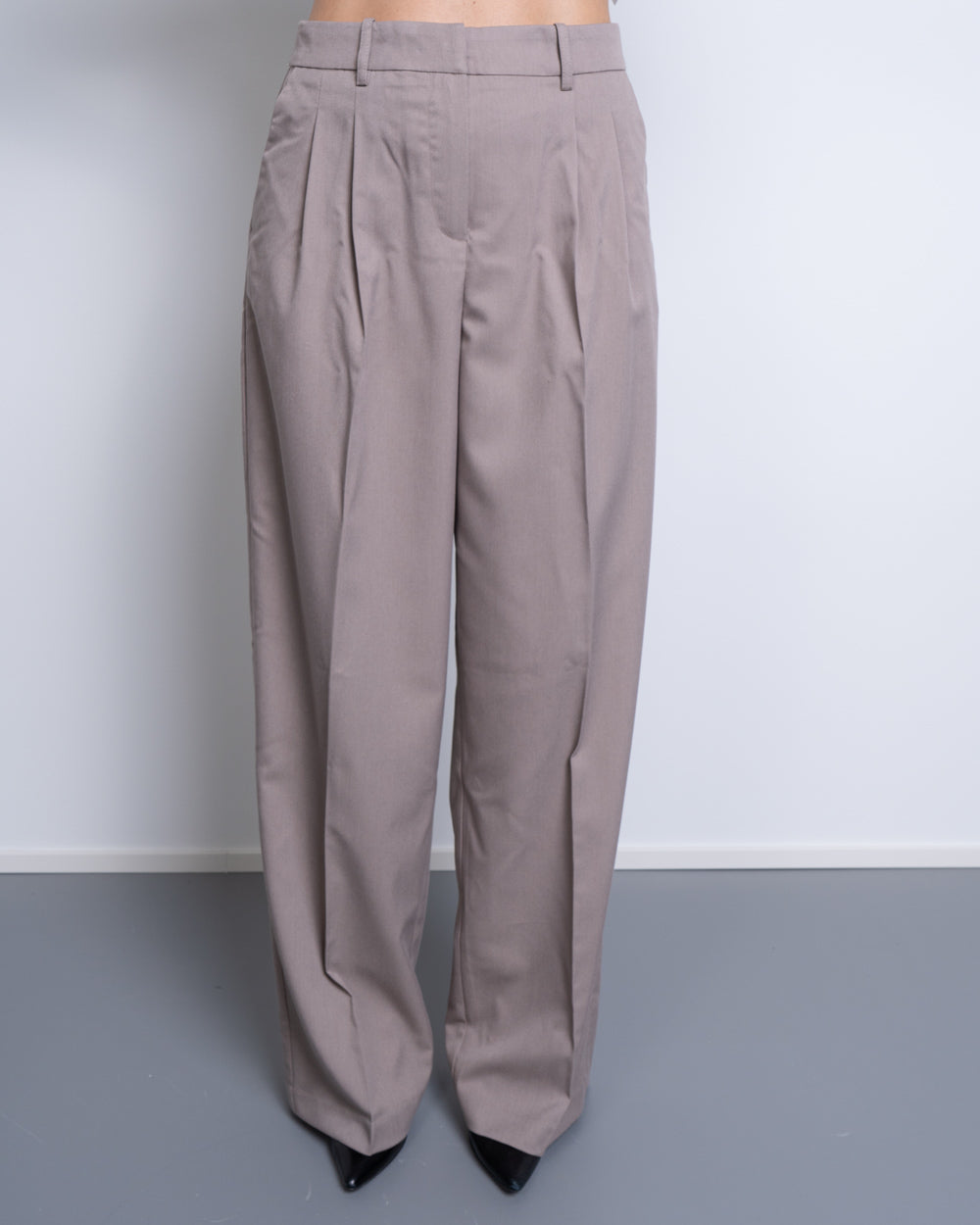 PANTALONE NILA LOOSE TAUPE