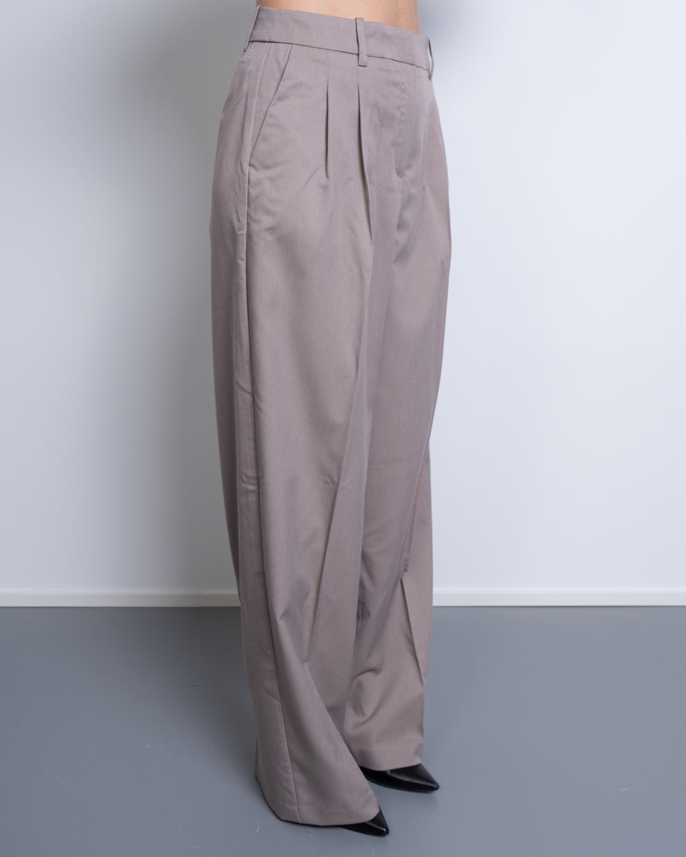 PANTALONE NILA LOOSE TAUPE