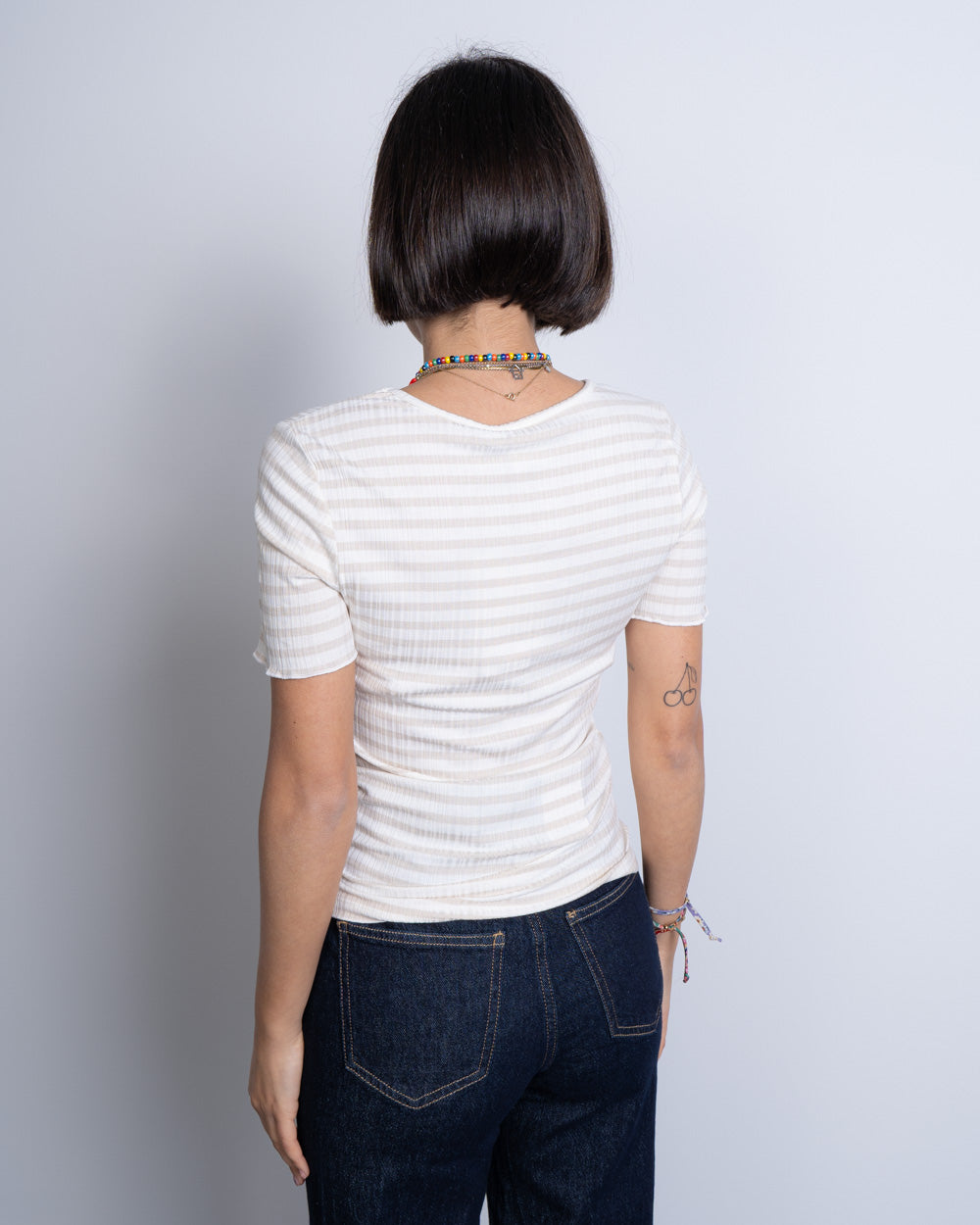 T-SHIRT CELLA SS BEIGE