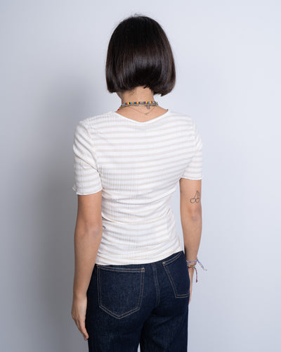 T-SHIRT CELLA SS BEIGE