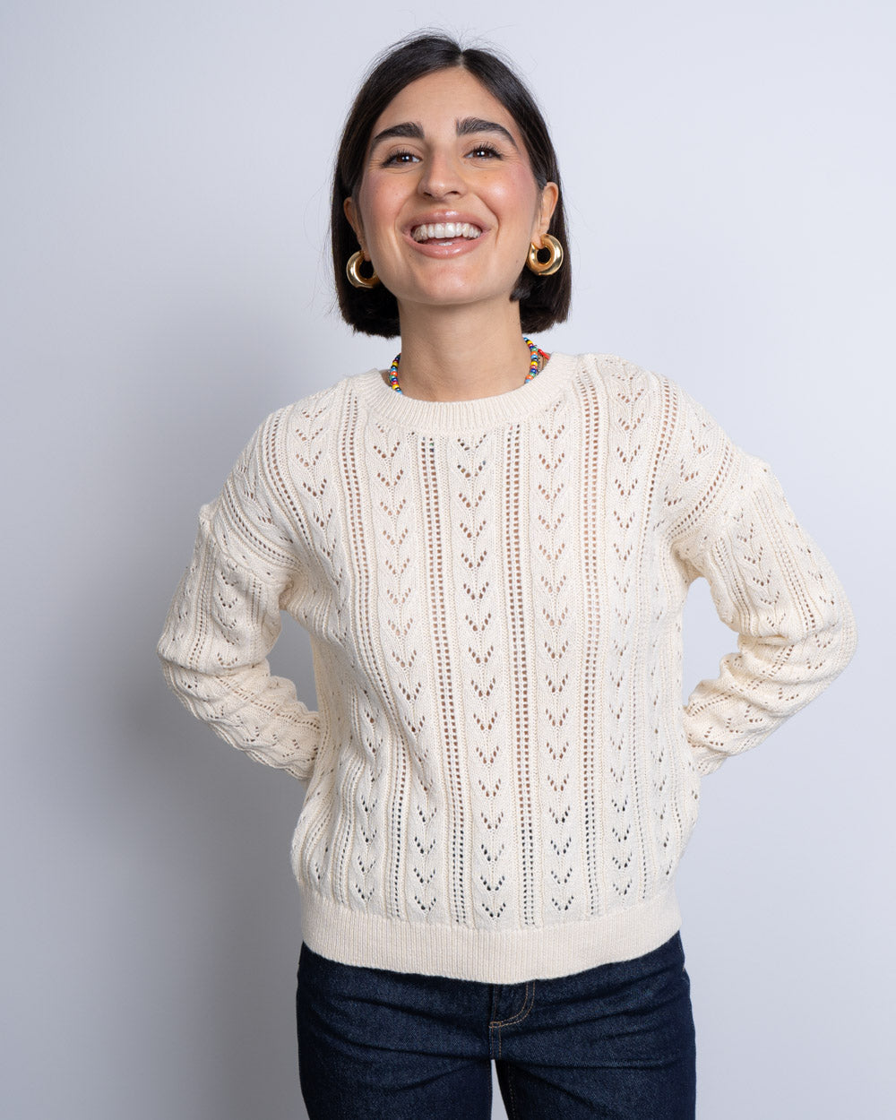 MAGLIONE NEWVERENA PANNA