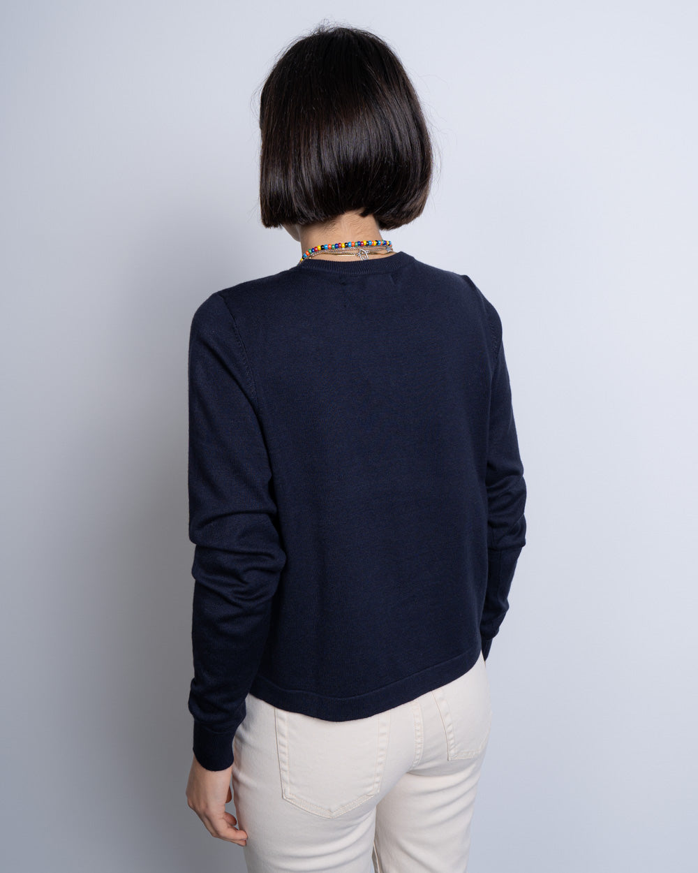 MAGLIONE SILJE LS BLU