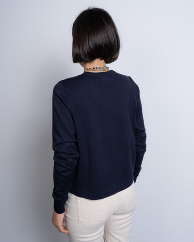 MAGLIONE SILJE LS BLU