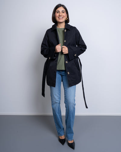 TRENCH CHELSEA NERO