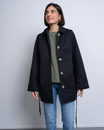 TRENCH CHELSEA NERO