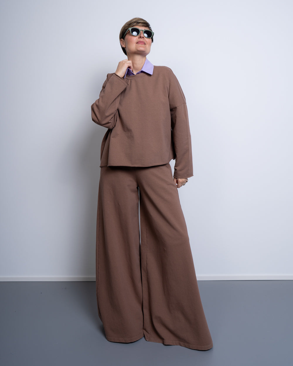 PANTALONE BEA MARRONE