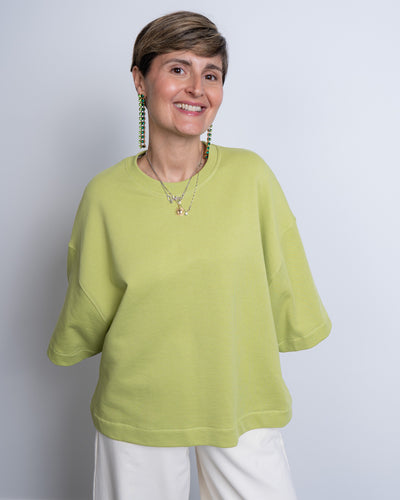FELPA ALICE KIWI SENZA STRASS