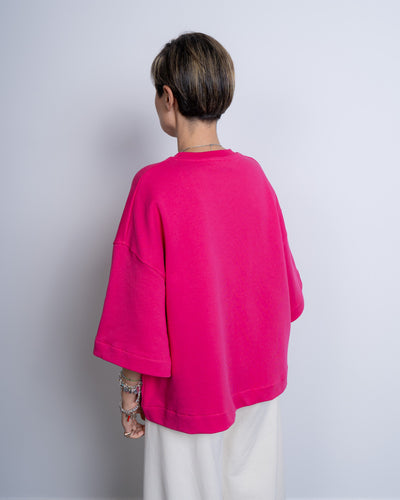 FELPA ALICE FUXIA SENZA STRASS