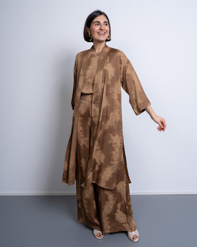 KIMONO AGNESE MARRONE