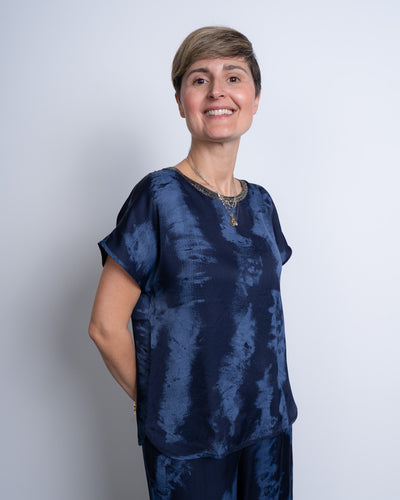 BLUSA AGATA AZZURRO