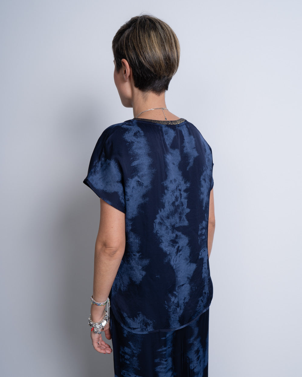 BLUSA AGATA AZZURRO