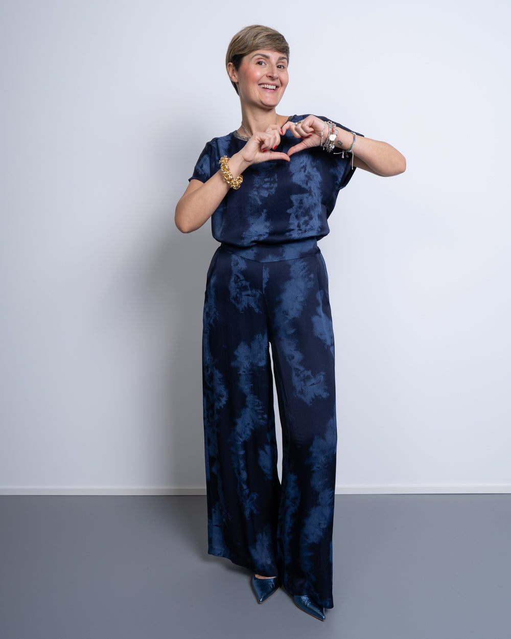 PANTALONE ANNA AZZURRO
