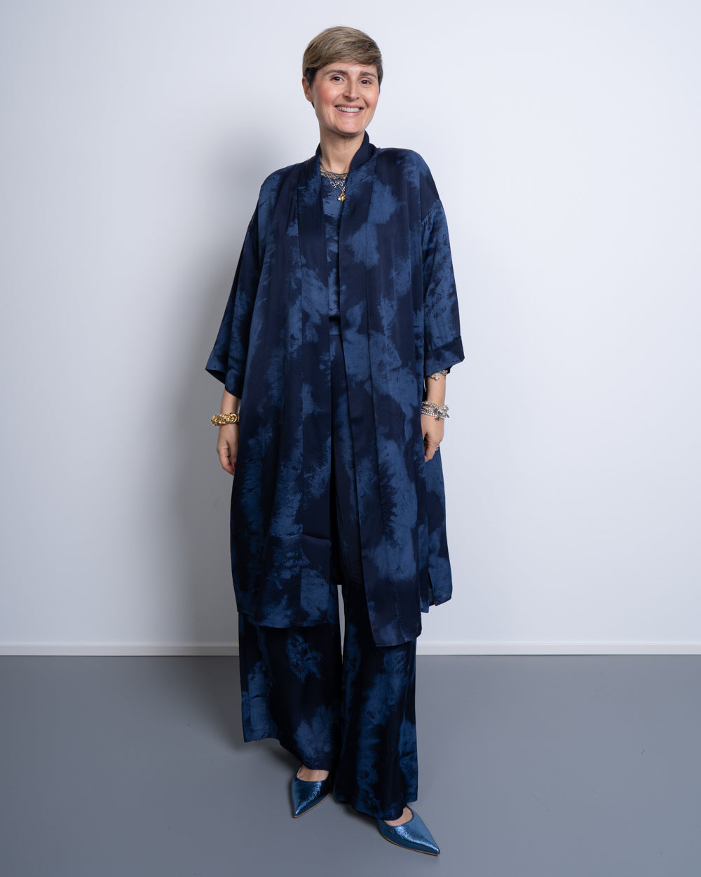 KIMONO AGNESE AZZURRO