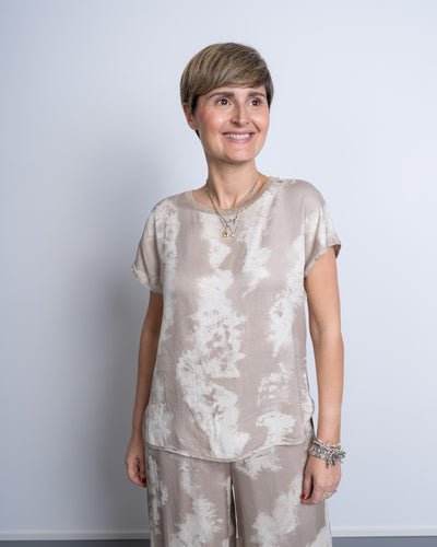 BLUSA AGATA SABBIA