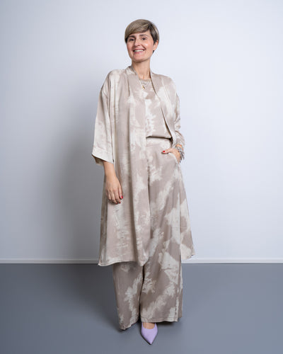 KIMONO AGNESE SABBIA