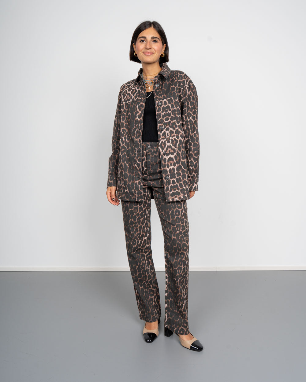 JEANS KENNA LEOPARDATO