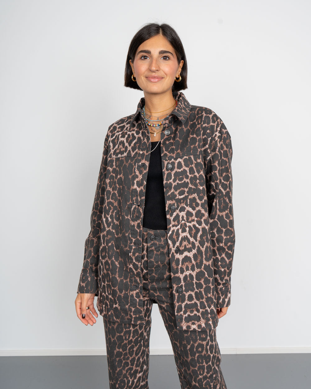 GIUBBINO KENNA LEOPARDATO